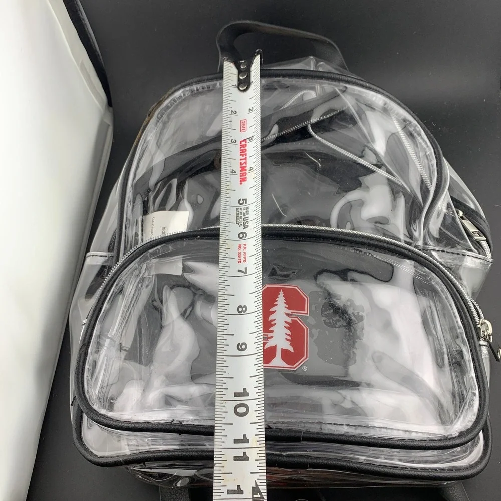 Logobrands Stanford University Backpack Womens Small Clear Good Stadium Bag